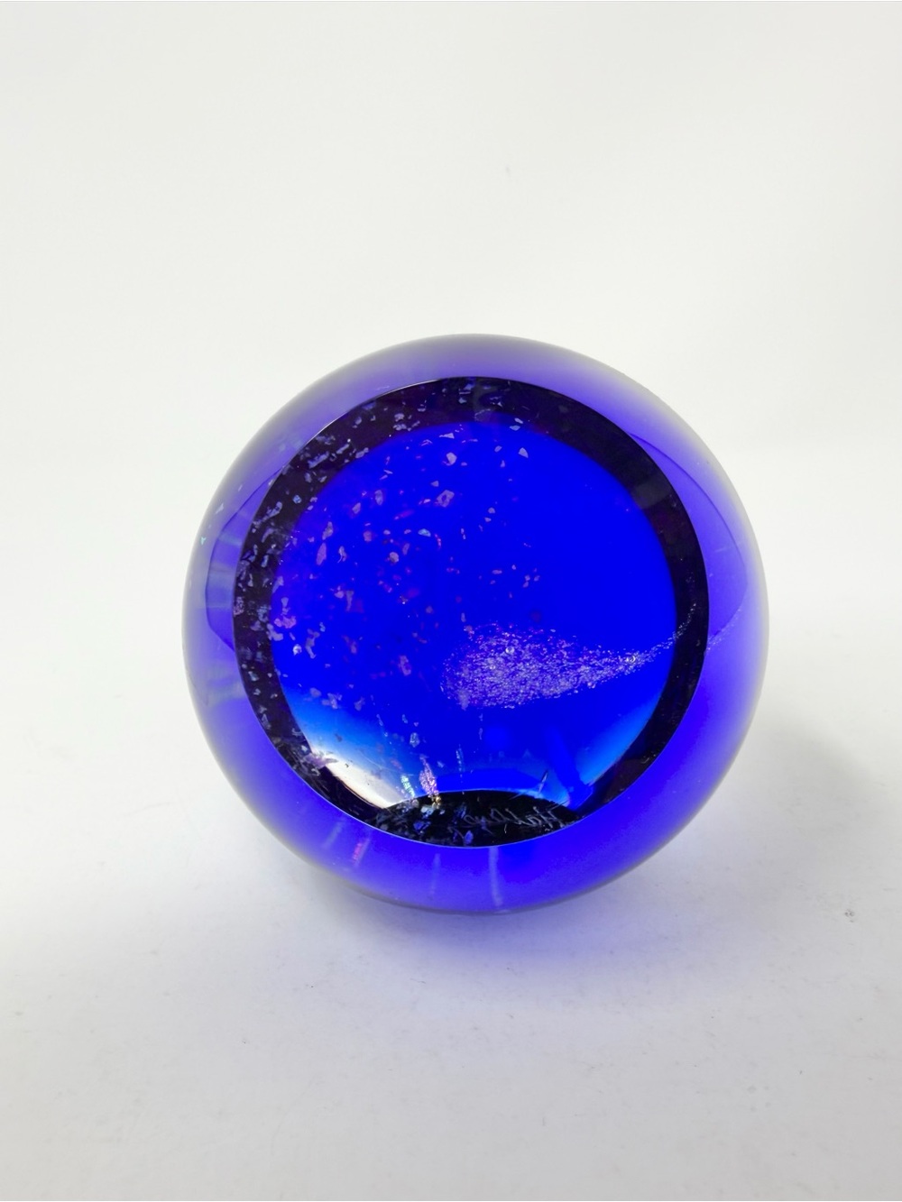 Glass Eye Studio Halley’s Comet Paperweight Rare Collectible Celestial Series